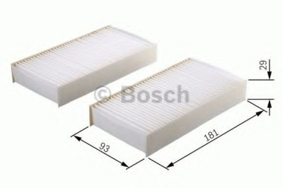 Filtru polen / aer habitaclu HONDA HR-V (GH) (1999 - 2006) BOSCH 1 987 432 167 foto
