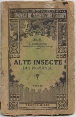 Alte insecte din Romania 1927 Simionescu foto