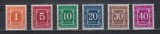 Set 6 timbre Tanzania &ndash; Taxe poștale (Postage Due), MNH -A62