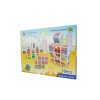 Set de cuburi magnetice "Parc de Distracții" eMazing, Puzzle inteligent pentru copii, 10 Piese cu cutie de depozitare, design multicolor