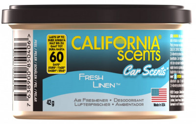 Odorizant California Scents&amp;reg; Car Scents Fresh Linen 42G AMT34-015 foto