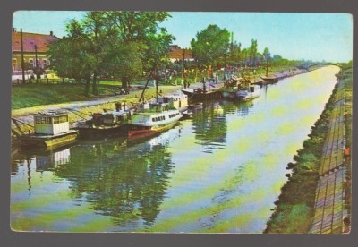 CPIB 24018 - CARTE POSTALA - TIMISOARA - PE CANALUL BEGA, RPR, CIRCULATA, 1964, STAMPILE foto