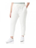 Pantaloni lungi pentru femei ONLY Onlpoptrash Easy Color Noos, alb, 3XL 30L - OUTLET