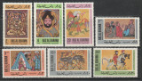 Ras al Khaima 1967 - Picturi Arabe 7v MNH, Nestampilat