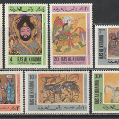 Ras al Khaima 1967 - Picturi Arabe 7v MNH