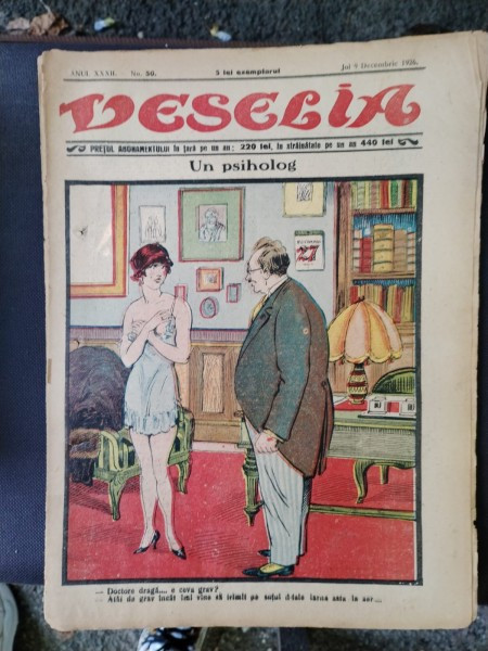 Veselia - Anul XXXII No 50 - Joi 9 Decembrie 1926