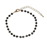 Bratara Dama Rozariu Neagra Fashion, Bijuterie Damă, Uz Zilnic