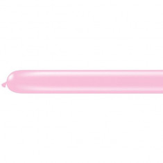 Baloane modelaj Qualatex Pearl Pink 5 x 152 cm 100buc foto