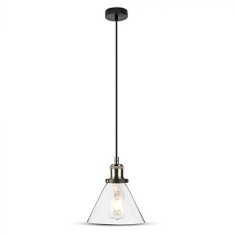 Corp suspendat pentru iluminat max 60w ip20 sticla foto