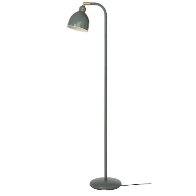 Lampadar veioza cu suprafata lucioasa, inaltime 140 cm, Verde foto