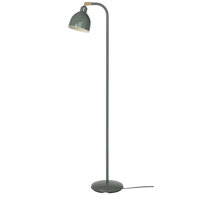 Lampadar veioza cu suprafata lucioasa, inaltime 140 cm, Verde