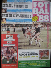 Revista Fotbal 1988 foto