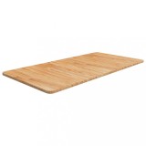 vidaXL Blat de baie, maro deschis, 100x50x1,5 cm, lemn masiv tratat
