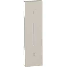 Placa intrerupator jaluzele semne verticale 1M Living Now Bticino nisip KM05V