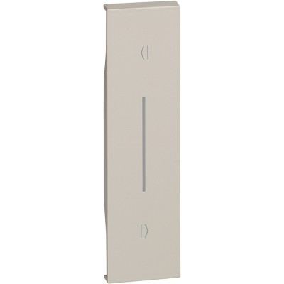 Placa intrerupator jaluzele semne verticale 1M Living Now Bticino nisip KM05V foto