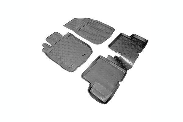 SET COVORASE AUTO CAUCIUC FIT DACIA DUSTER (2WD) (2010-2013) NISSAN TERRANO (2WD) (2014-) - 5 PCS