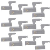 Set 25 buc Balamale pentru mobilier cu iluminare LED, Gri, 7.5 x 4 x 2 cm