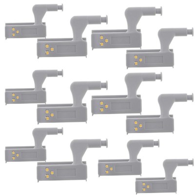 Set 15 buc Balamale pentru mobilier cu iluminare LED, Gri, 7.5 x 4 x 2 cm foto
