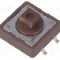 Microintrerupator, 12x12mm, OFF-(ON), SPST-NO, DIPTRONICS - DTSM-24N-V-T