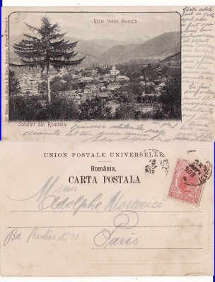 Rucar (Arges)- Vedere generala-clasica, rara foto