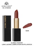 Ruj mat cu efect hidratant Long Lasting Global Fashion, GF38005 #124