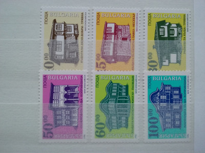 1996-Bulgaria-Cladiri istorice-serie-MNH-Perfect foto