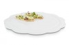 Platou rotund melamina alba, diametru 42 cm
