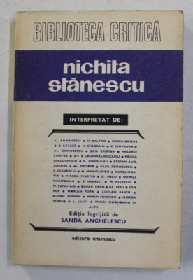 NICHITA STANESCU INTERPRETAT DE AL . ANDRIESCU ....MIHAI UNGUREANU etc , editie de SANDA ANGHELESCU , 1983 foto