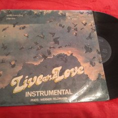 VINIL LIVE AND LOVE INSTRUMENTAL FOARTE RAR!!! ELE 03006 DISC STARE FB