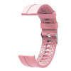 Curea din silicon compatibila cu Samsung Galaxy Watch3 45mm, Telescoape QR, 22mm, Tickle Me Pink, VD Very Dream