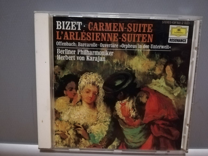 BIZET - CARMEN-SUITE/L&#039;Arlesienne (1987/Deutsche Grammophon/RFG) - CD ORIGINAL/