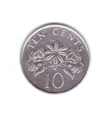 Moneda Singapore 10 cents/centi 2005, stare foarte buna, curata foto