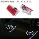 Cumpara ieftin Set 2 Holograme LED Logo Mercedes Benz Portiere W176 W246 W205 W210 W212 AMG E43 E63 ML W166 W164 GL X164 GLA M 4Matic