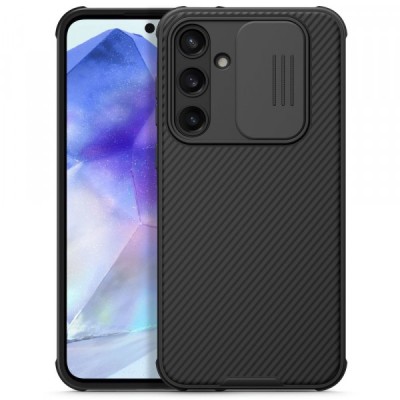 Husa pentru Samsung Galaxy A55 5G A556, Nillkin, CamShield Pro, Neagra foto