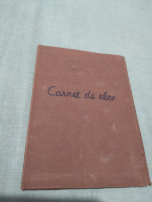 CARNET ELEV foto