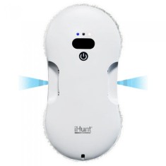 Robot curatare geamuri iHunt Smart Window Robot 4 PRO Twin Spray, 2 pulverizatoare, Control aplicatie, Telecomanda, Lavete de rezerva foto