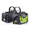 Genti laterale motocicleta 50L, impermeabile, verde