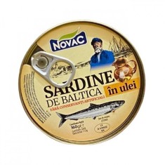 Sardine Baltice in ulei vegetal Novac 160g MGR19447 foto