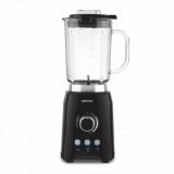 Blender de masa Zelmer, 1200W, 1.75 l capacitate, 6 cutite, functie turbo, bol sticla, trepte de control a vitezei, zdrobire gheata, negru