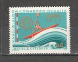 Austria.1977 C.M. de canoe slalom in ape repezi Spittal MA.857, Nestampilat