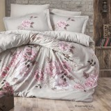 Lenjerie de pat satin clasy king size (rosemary v2)
