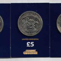 Marea Britanie -2009,2010,2011 Countdown to London OLIMPIADA 2012 - set 3 monede