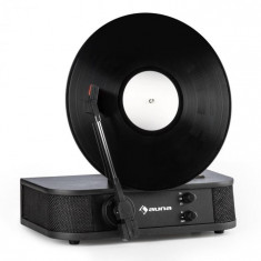 Auna VERTICALO S, gramofon retro, placa verticala, usb, negru foto