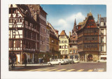 FR2 -Carte Postala - FRANTA -Strasbourg, Place du le Cathedrale, circulata 1973