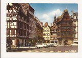 FR2 -Carte Postala - FRANTA -Strasbourg, Place du le Cathedrale, circulata 1973, Fotografie