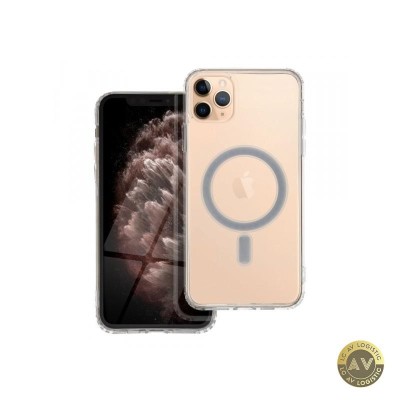 Husa MagSafe pentru Apple iPhone 11 Pro OEM Clear Mag Transparenta foto