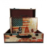 Cumpara ieftin Set 2 Cutii Bijuterii tip servieta - New York - WZ4212