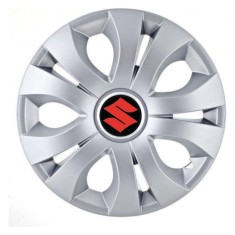 Set 4 Capace Roti Autohelix MSA&reg; potrivite jantelor de 14 inch, Compatibil Cu Suzuki, model Top Gray
