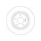 Set discuri frana spate TRW, Mercedes Clasa A (W176), 06.2012-05.2018, Clasa B (W246, W242), 10.2011-12.2018, Cla Coupe (C117), 01.2013-03.19, Cla Sh