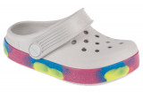 Papuci flip-flop Crocs Off Court Glitter Band Clog T 209717-1FS alb